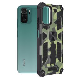 Husa Xiaomi Redmi Note 10 10S, Techsuit Blazor, Camo Lime