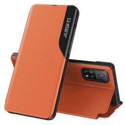 Husa tip carte Xiaomi Mi 10T 10T Pro, eFold Book View, Orange
