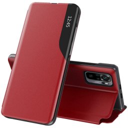 Husa tip carte Xiaomi Redmi Note 10 10S, eFold Book View, Red