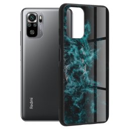 Husa Xiaomi Redmi Note 10 10S, Glaze Series, Blue Nebula