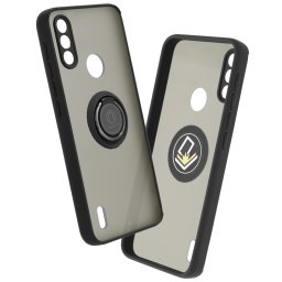 Husa Motorola Moto E7 Power E7i Power cu inel suport stand magnetic, Negru