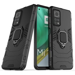 Husa Xiaomi Mi 10T Mi 10T Pro, Techsuit Shield Ring, Negru