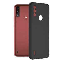 Husa Motorola Moto E7 Power E7i Power, Soft Edge Silicone, Negru