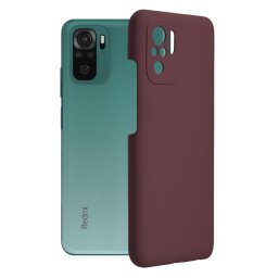 Husa Xiaomi Redmi Note 10 10S, Soft Edge Silicone, Plum Violet