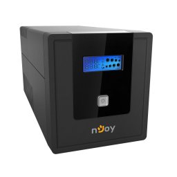 UPS nJoy Cadu 650, 650VA/360W, Afisaj LCD cu ecran tactil, 2 x prize Schuko
