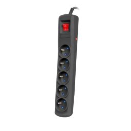 Prelungitor R5 1.5 m Negru