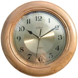 Ceas de perete rotund Adler 21147 Stejar