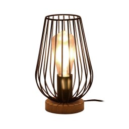 Lampă de masă GREMIO 1xE27/40W/230V neagră Rabalux 6915
