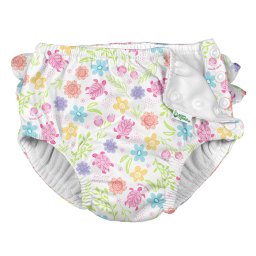 Scutec de inot refolosibil Iplay UPF 50+ White Turtle Floral