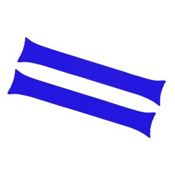 Aplauze gonflabile tip clappers pentru suporteri, albastru