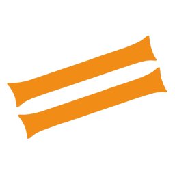 Aplauze gonflabile tip clappers pentru suporteri, portocaliu