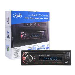 Sistem auto Radio DVD auto PNI Clementine 9440 1 DIN radio FM, SD, USB, iesire video si Bluetooth