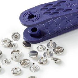 Set capse 8mm, argintii, Prym, 390360