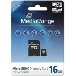 Card memorie 16 GB microSD Class 10)