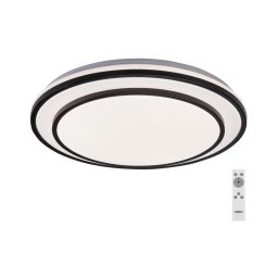Rabalux 2130 - Plafonieră LED dimabilă LUPITA, 40W/230V, neagră, cu telecomandă
