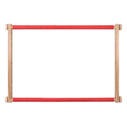 Gherghef de lemn cu clipsuri mobile, 40x56 cm