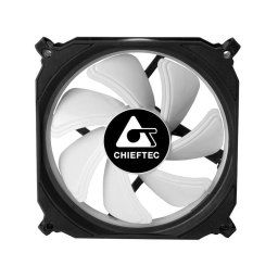 Set 3 ventilatoare Chieftec PC 120x120x25 mm CF-3012-RGB, ADD RGB LED, HUB, telecomanda