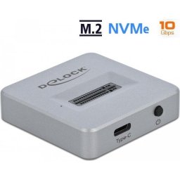 DeLOCK 64000 storage drive docking station Silver