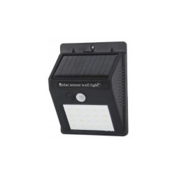Aplica solară de perete cu senzor LED/0,55W/3,7V 1200 mAh IP65