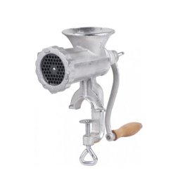 Masina tocat carne, fonta, maner lemn, 27x10x24 cm, marime 8, Magic Home