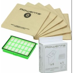 Set 6 saci de hartie+filtru Hepa Rowenta Compacteo Upgrade-Ergo-City Space