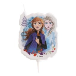 Lumanare tort Frozen II Ana si Elsa 2D 7.5 cm