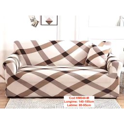 Huse Elastice Pt Canapele 140-185cm Marime M Cod HM044-M