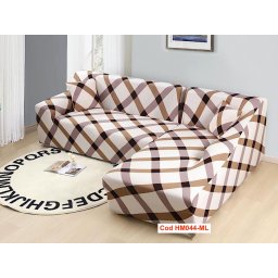 Huse Elastice Pt Coltare De 5 Locuri, Din 2 Piese, Cod HM044-ML