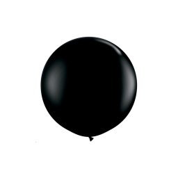 Balon latex jumbo negru 90 cm