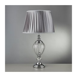 Searchlight EU3721CL - Lampă de masă GREYSON 1xE27/60W/230V