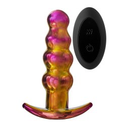 Dream Toys Glamour Glass Remote Vibe Beaded Plug