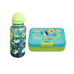 Set Sticla pentru apa si Cutie pentru sandwich, S-cool Letters, SC1592