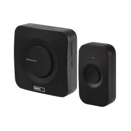 Sonerie fără fir pe baterii 3xAAA IP56 neagră
