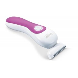 Epilator Aparat de ras pentru femei HL36, 2 pieptani, LED, Potrivit pentru ras umed si uscat, Rezistent la apa IPX7, Alb/Mov