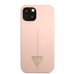 Husa Guess Husa Silicon Line Triangle iPhone 13 Roz