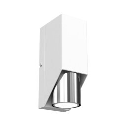 Aplică WALL 1xGU10/8W/230V albă/crom lucios