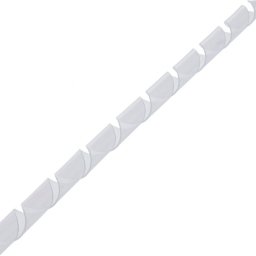 Organizator cabluri 10m x 18mm Alb, InLine IL59947P