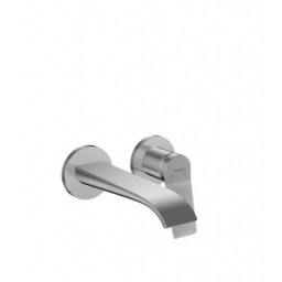 Baterie lavoar perete Hansgrohe Vivenis pipa 192mm crom lucios