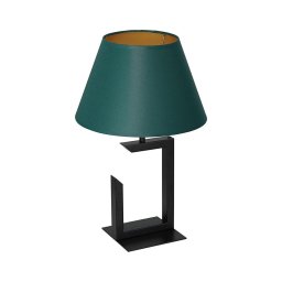 Lampă de masă 1xE27/60W/230V 45 cm verde/aurie