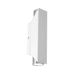 Aplică WALL 2xGU10/8W/230V albă/crom lucios