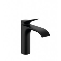 Baterie lavoar Hansgrohe Vivenis 110 ventil pop-up negru mat