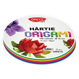 Hartie origami rotunda 15 cm