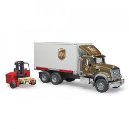 Bruder - Camion Ups Mack Granite Cu Stivuitor