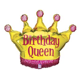 Balon folie Coroana Little Queen Micuta Regina 91 cm