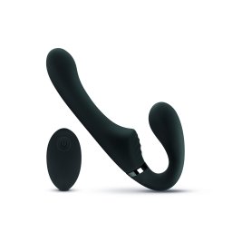 No-Parts Avery Strapless Strapon Vibrating Dildo 22cm Black
