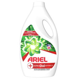 Detergent de rufe lichid Ariel +Ultra Oxi Effect, 1.98 L, 36 spalari