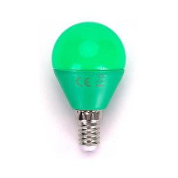 Bec LED G45 E14/4W/230V verde Aigostar