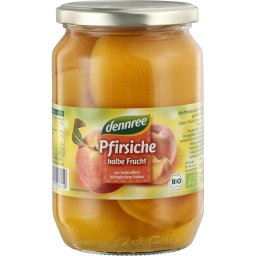 Compot de piersici jumatati bio 680g