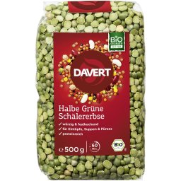 Mazare verde jumatati bio 500g
