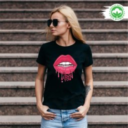 Tricou personalizat: I Love You Lips (dama)